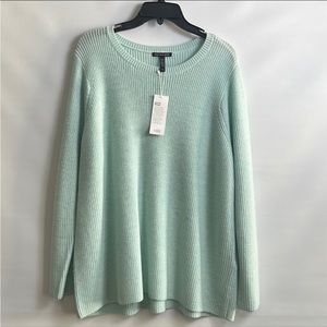 NWT. Eileen fisher light blue sweater